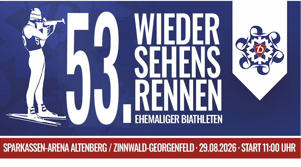53. Wiedersehensrennen ehemaliger Biathleten – Sparkassen-Arena Altenberg